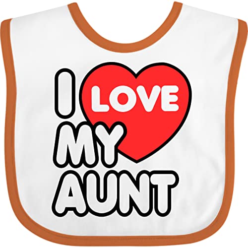 inktastic I Love My Aunt Baby Bib