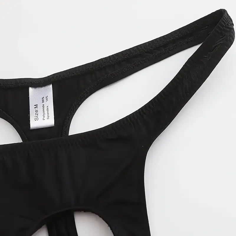 1 Pc Men's Underwear, Solid Color Briefs, Soft Thong Underwear3