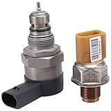 Color: se muestra Ferleiss 057130764H 0281002859 - Sensor de presión para regulador de presión de combustible para coche A3 A4 A5 A6 Q5 2.0 3.0 TDI