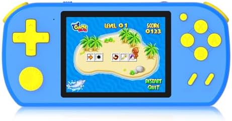Handheld Games for Kids Preloaded 218 Video Games,Mini Toy for Age 5-7,8-13 | 3.0"Screen,5+Hrs Play,USB,Retro Portable Travel Toy for Airplane Car Road Trip,Electronic Toy Birthday Gifts for Boys Girls