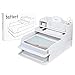 Baffect Desk File Organizer 3-stufiger Letter Tray Organizer mit Stifttopf, Office A4 Office-Ablagefächer, stapelbarer A4-Kunststoff-Letter File Trays Document Letter Paper Organizer (weiß)