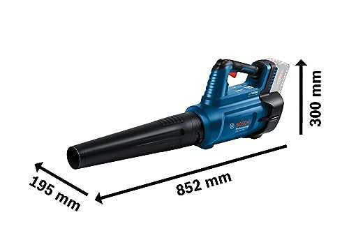 Image of Bosch GBL 18V-750 Professional Cordless Blower (Solo Tool) | BITURBO Brushless Motor | Variable Speed Control | Ergonomic Design | Robust Nozzle for Fast Garden Clearing| Without Battery & Charger