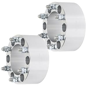 Folcemj 2-Pcs 3&Quot; 6X5.5 12X1.5 Studs Wheel Spacers (Silver) 4 41k4ukkk7dl. sl500 . ss300