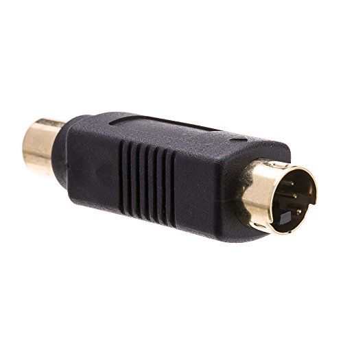 Adaptador bidireccional S Video macho a RCA hembra miniatura 1