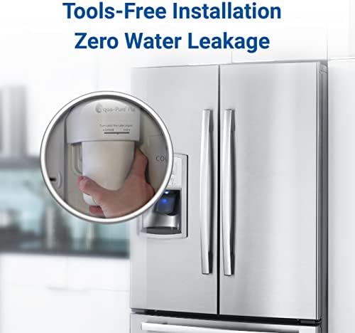 AQUA CREST DA29-00003G Fridge Water Filter, Compatible with Samsung Aqua Pure Plus DA29-00003G DA29-00003B DA97-06317A DA61-00159A HAFCU1/XAA HAFIN2/EXP APP100 (2)
