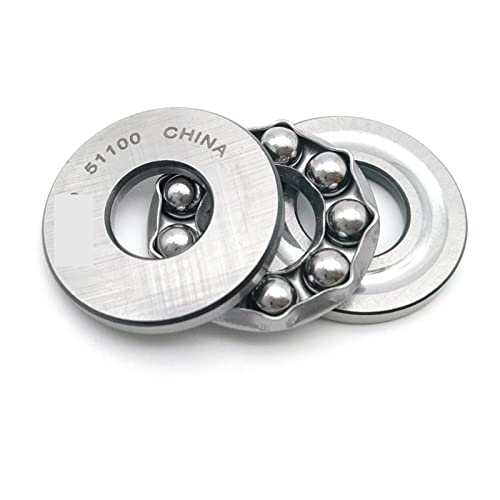 Rodamientos 51100 de empuje axial y ranura profunda con medidas de 10X24X9mm