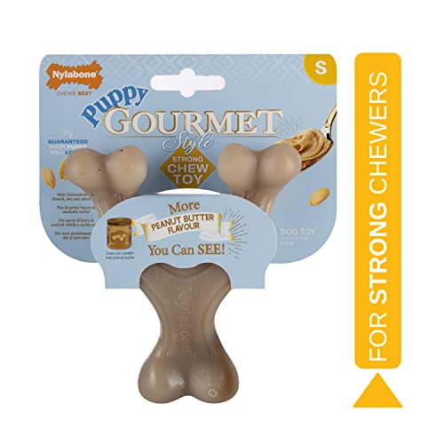 Nylabone Maximum Strength Tough Extreme Puppy Gourmet Wishbone Dog Chew Toy, Adult Teeth - Image 2