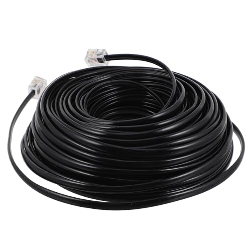 Cable RJ11 de 20 metros para instalar el teléfono fijo en el escritorio o el contestador