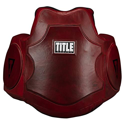 image for Title Boxing Blood Red Leather Body Protector