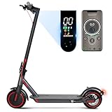 Patinetes Electricos para Adultos,Patinetas Electricas de Doble frenado, Patinete Electrico Adolescentes,Neumáticos 8.5'' Patinetas Electricas,Batería de 10,4Ah Autonomía 25~35Km, Conexión App
