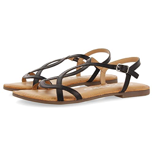 GIOSEPPO Damen Lamim Sandale, Schwarz, 37 EU