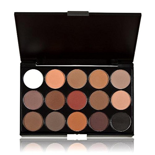 Niwota Professional 15 Colors Women Cosmetic Makeup Neutral Nudes Warm Eyeshadow Palette