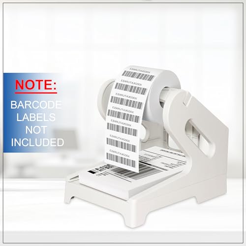 Image of MOREBLUE Thermal Label Roll Universal Holder Stand, Durable External Paper Holder for Office & Retail Printers for Office, Retail & Home Use, Works Perfectly with All Thermal Printers