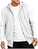 Chaleco Deportivo con Capucha para Hombre Xiaojmake, Sin Mangas, con Cierre, Ligero, Casual 2