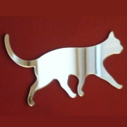 Cat Walking Mirror 45cm x 38cm