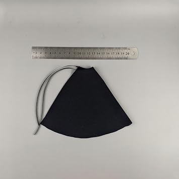 Fremego 1/12 Scale Clothes Accessory,Capless Cloak Cape Coat Clothing for 6inch Male Female Soldier Action Figure Body Black
