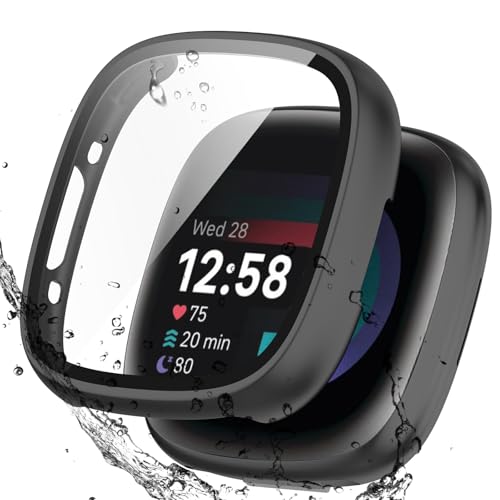 BOOLINN For Fitbit sense2 Jo[/Fitbit versa4 Jo[ 3DpGbW ^ PC+KXf ̌^ t@[EF fitbit sense2 P[X/fitbit versa4 P[X Ή ߗ LYh~ 