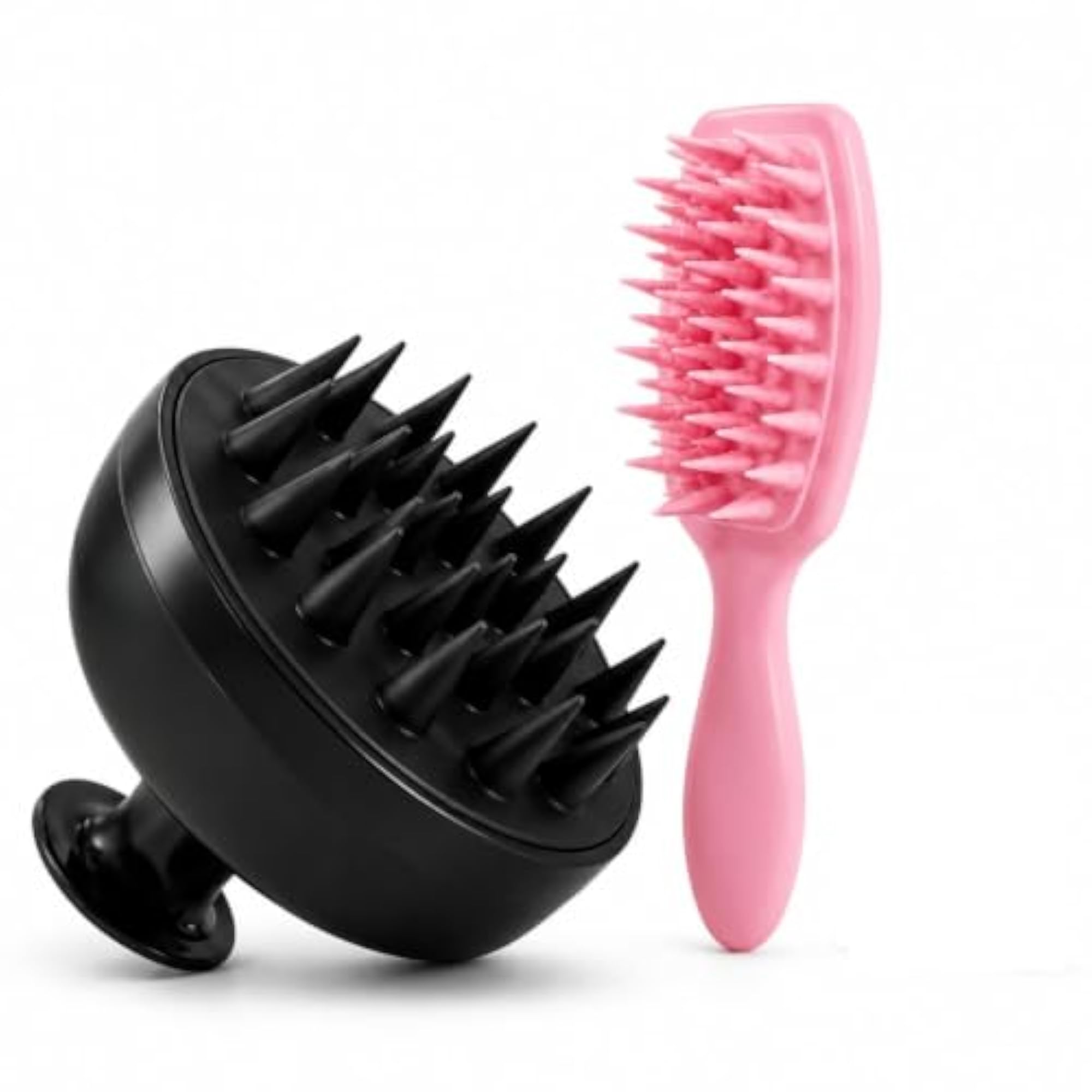 2-in-1 Bath & Body Brush Combo with Scalp Massager