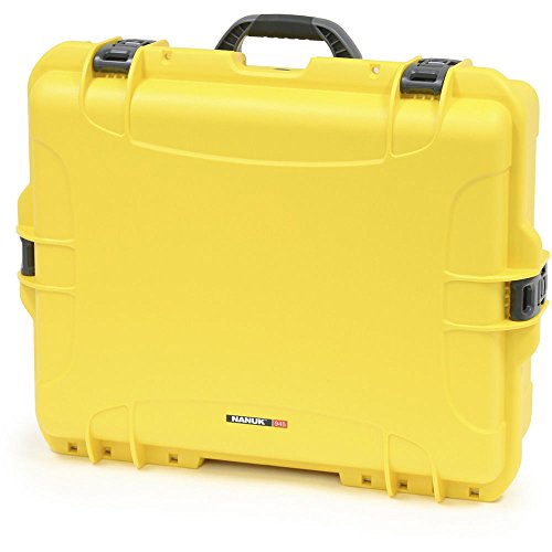 Capa rígida impermeável Nanuk 920, Espuma em cubo, Amarelo