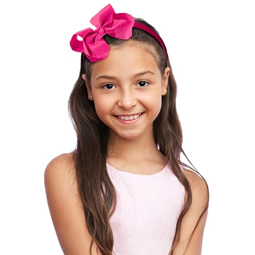 Image of Shining Diva Fashion 10 Pcs Stylish Ribbon Headband with Bow Hairband Hair Bands for Girls Teens Women Kids Hair Accessories (16870hb) 10 Colors