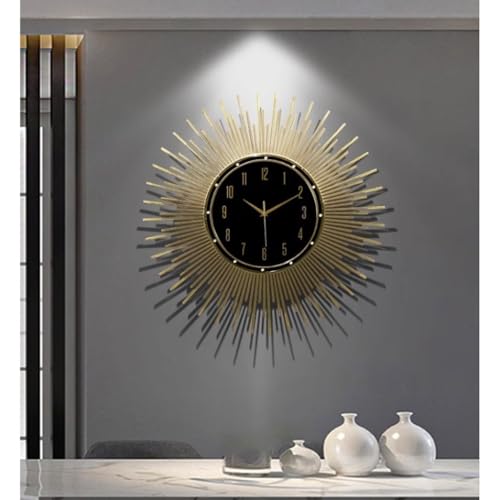 Horloge murale silencieuse petit format salon mode décoration maison - 2