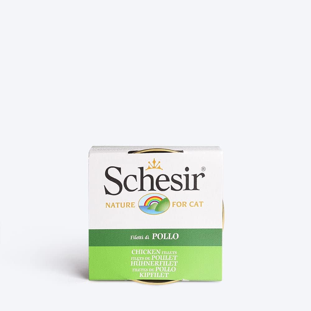 Schesir 51% Chicken Fillets Wet Cat Food - 85 g
