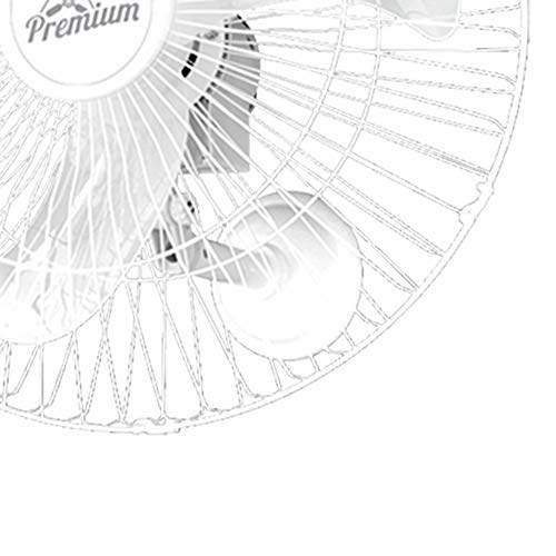 Venti-Delta Oscilante de Parede Premium 60 cm, Bivolt – Grande Aço, 736423, 170 W, Branco