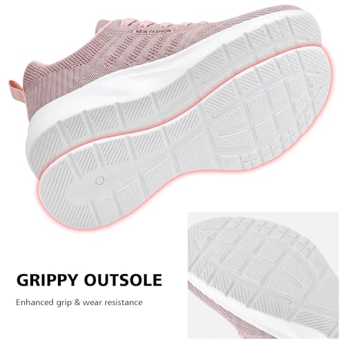 Image of Padgene Womens Sneakers Lightweight Tennis Walking Shoes Sports Running Shoes for Woman Mesh Breathable Gym Fashion Sneakers Athletic Comfortable Casual