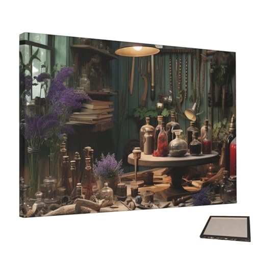 Décoration murale pour chambre peinture sur toile esthétique moderne