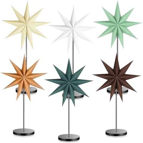 Amyhill 6 Pcs Christmas Star Decor Cover