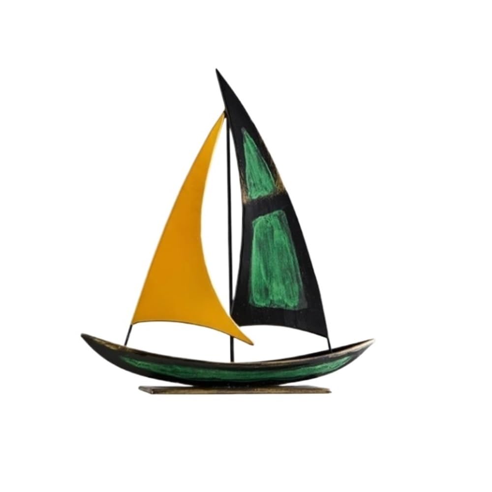 zhuyanbo007 Desk Statue, Vintage sailboat ornaments - living room and office decorations