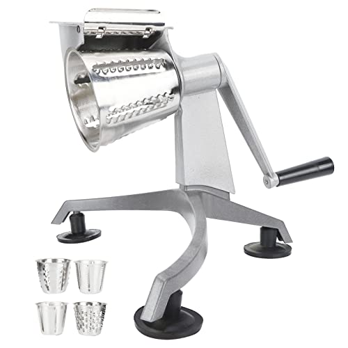 Nutriess Multifuncional manivela cortador de verduras con 5 cuchillas Herramienta de cocina eficiente para moler y picar casas y preparar comidas