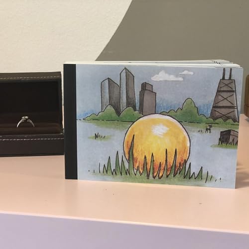 Libro de animación romántica y cuaderno con compartimento secreto para regalar pedidas de mano 4