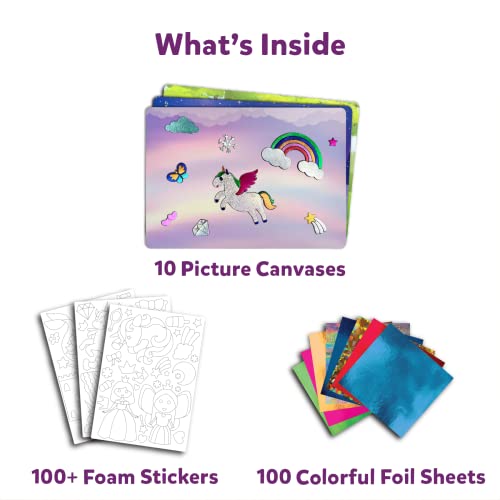 Skillmatics Art & Craft Activity - Foil Fun Unicorns & Princesses, No Mess Art For Kids, Craft Kits, Diy Activity, Gifts For Ages 4 To 9 #TOP3