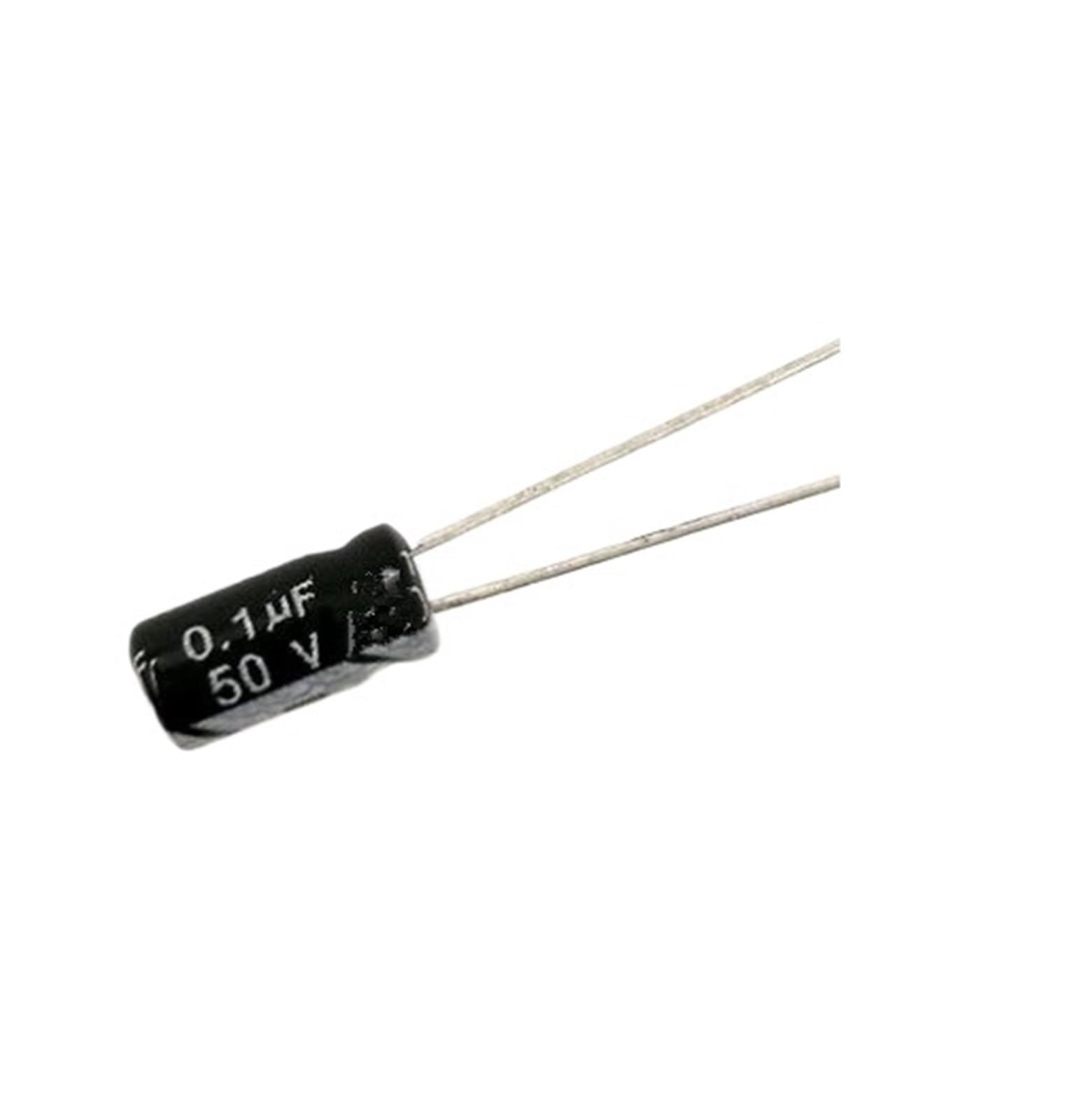 Condensateur électrolytique 50V 0.1uF 5x11mm élimine les bruits de friture audio