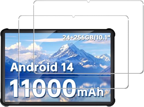 [2���Z�b�g] For OUKITEL RT9/RT7 �t�B���� �����K���X�ی�t�B���� �yZENGZOUZ�z 10.1�C���`�^�u���b�g�K���X�ی�t�B���� �t���ی�t�B���� �w��h�~ �C�A�h�~ �����ߗ� �\�ʍd�x9H �����z�� 2.5D���E���h�G�b�W���H 