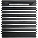 [Kit de housse de porte-gobelet simple] Une housse de support de store coulissant central incluse, fabriquée en ABS + PC en noir ou argent pour correspondre à la garniture d'usine ; convient pour X5 X6 F15 F16 référence 51169251973 pour les années énumérées.