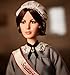 Barbie Inspiring Women Series Florence Nightingale Collectible Doll, Approx. 12-in, Wearing Nurse's Uniform, Apron and Cap with Doll Stand and Certificate of Authenticity