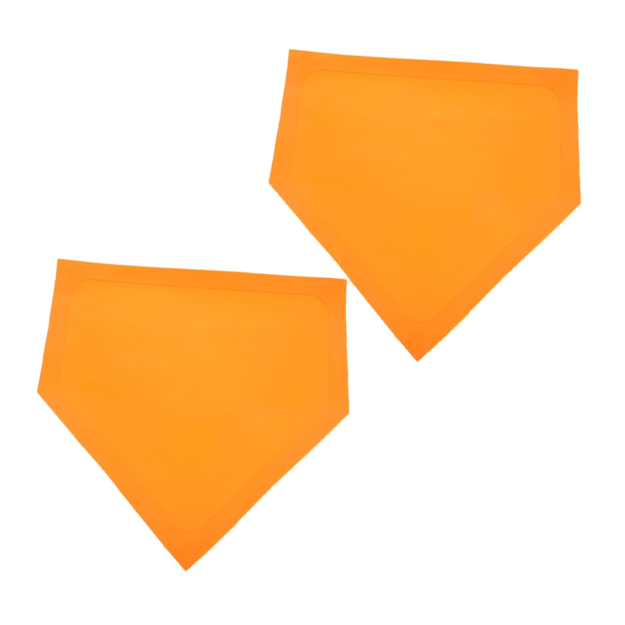 NAMOARLY Lightweight Durable 2pcs Portable Baseball Plate for Camping Softball Training