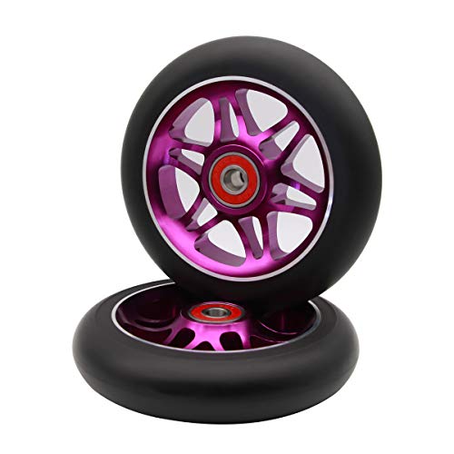 Z-FIRST Pro Scooter-Räder mit ABEC 9 Kugellager, 110 mm, für MGP/Razor/Lucky Envy/Vokul Pro Scooters räder, 2 Stück Cover