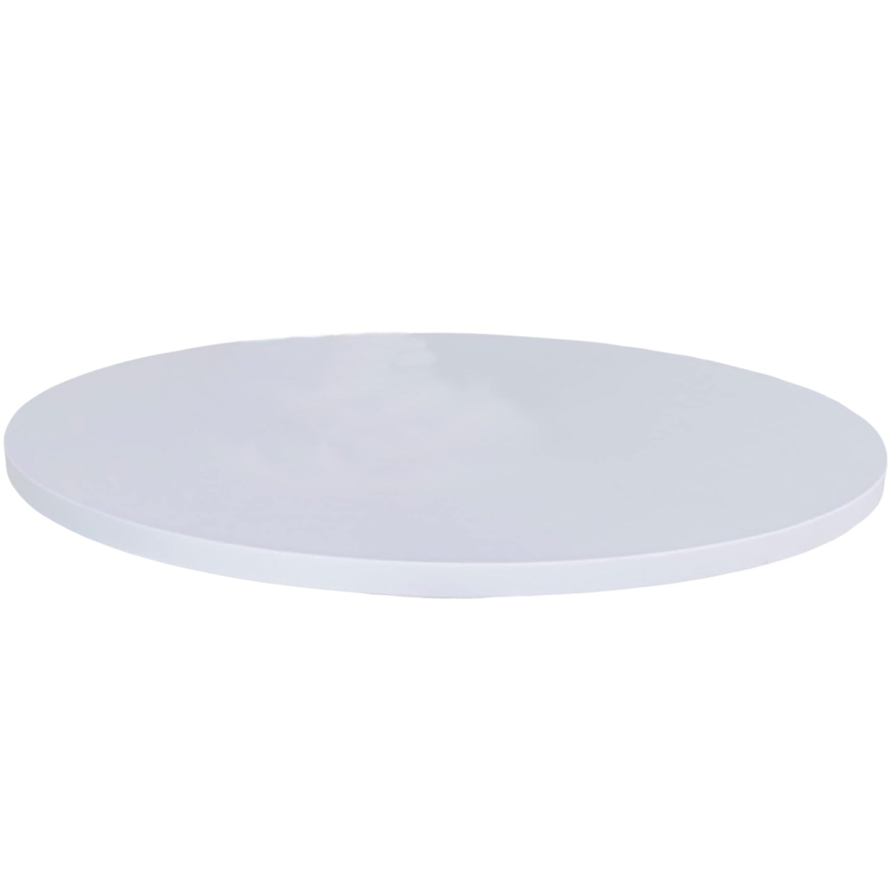 Xdyyjrasa Round Tablecloth - 40-46" Reversible White Elastic Table Cover, Waterproof Oilproof Non-Slip