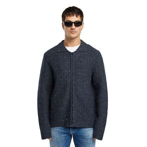 Sweat knit G-Star Homme zippé avec col polo élégant et confortable