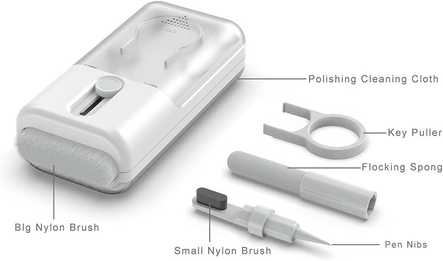 Earbuds Cleaning Pen Brush Cleaner Kit Keyboard Tool Screen Wipe Cloth