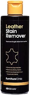 Furniture Clinic Leather Stain Remover 250ml - Helps to Remove Stubborn Stains Such As Dye Transfer, Paint & Food Spills From Leather Sofas, Chairs, Car Seats Etc.