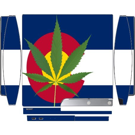 New Colorado State Flag Vinyl Decal Sticker Skin by ElitePrinting for Playstation 3 & PS3 Slim