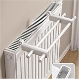 Wäscheständer für Kleidung - Platzsparendes Lagerregal mit Aufhängehaken für effizientes Trocknen an Heizkörpern