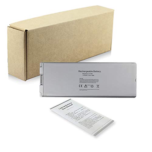 Bay Valley Parts 55Wh Battery For Apple Macbook 13" A1185 A1181 Ma561G/A Ma561Fe/A Ma561Ll/A Ma566 Ma566Fe/A Ma566G/A Ma566J/A White (Mid./Late 2006, Mid./Late 2007, Early/Late 2008, Early/Mid. 2009) #TOP4