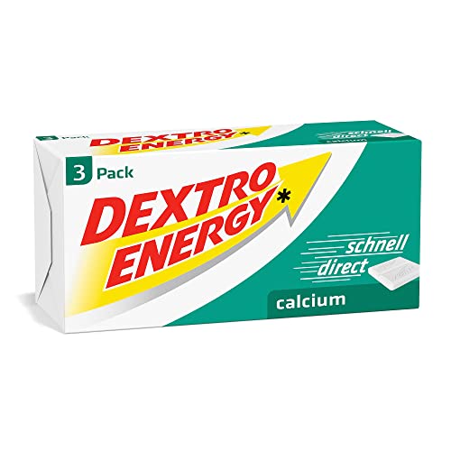 Dextro Energy Dados – Fruttig deliciosa glucosa con calcio, adecuado para la vida cotidiana y el deporte – Calcio – 3 x 46 g (3 unidades)