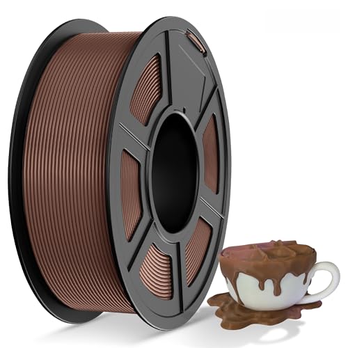 Image of TECBEARS Brown PLA Plus Filament 1.75 for Most FDM 3D Printers | High Toughness PLA+, Neat Wound 3D Printer Filament, 1kg Spool, Dimensional Accuracy + /- 0.02 mm, Suitable for Beginners