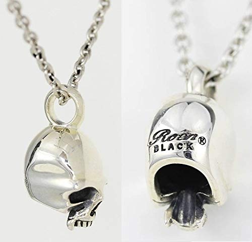 Amazon.co.jp: Roen BLACK ロエン ブラック スカル ネックレス